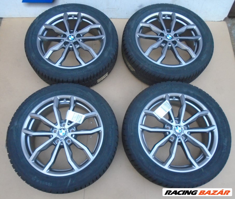 ÁR/DB! [GYÁRI ÚJ] BMW - ALUFELNI GARNITÚRA + TÉLI GUMI 205 / 55 R18 - 96H - X1 / F48+LCI ; X2 / F39 -  6877550 2. kép